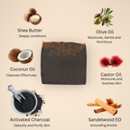 Antibacterial Soap Sandalwood Soap by Oliv and Ash for Men
