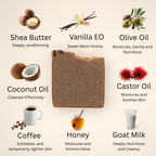 Handmade Coffee Soap by Oliv and Ash