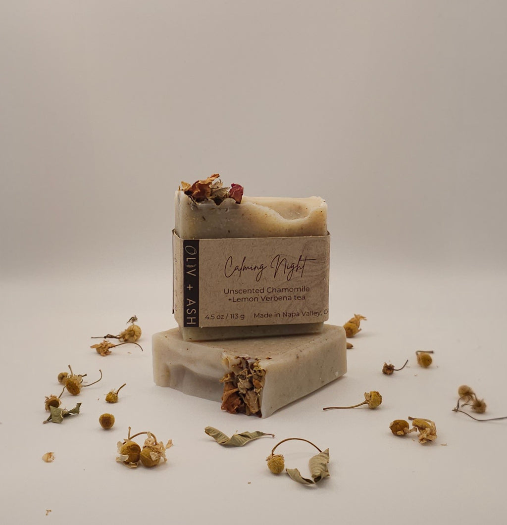 Unscented Soap by Oliv and Ash Natural Soap for Sensitive Skin