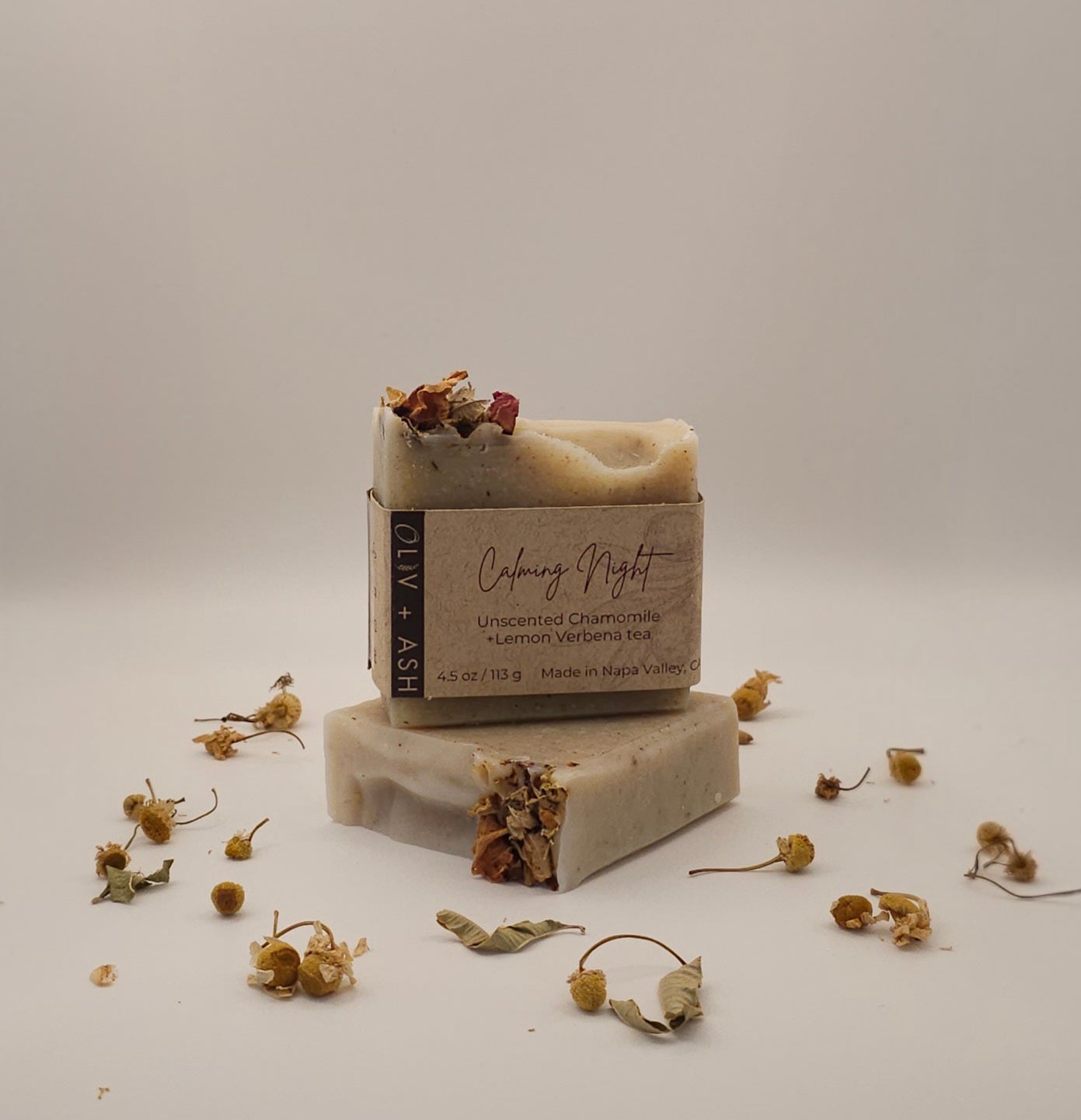 Unscented Soap by Oliv and Ash Natural Soap for Sensitive Skin
