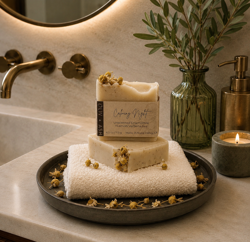Unscented Soap by Oliv and Ash Natural Soap for Sensitive Skin Sensitive Skin