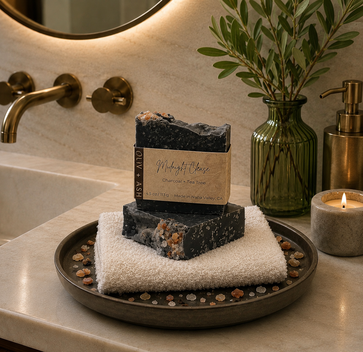 Natural Detox Bar by Oliv and Ash Men's Soap