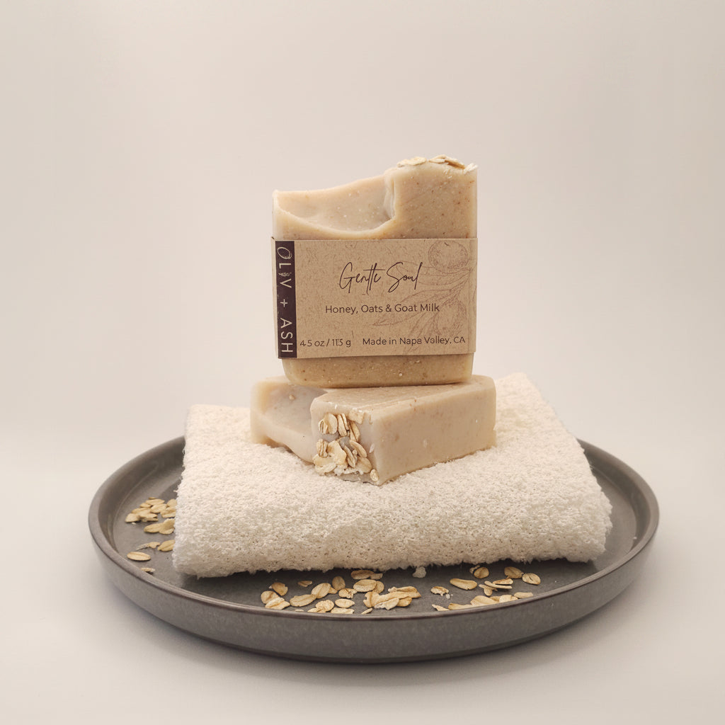 Oliv and Ash Honey Oats Goat Milk Soap