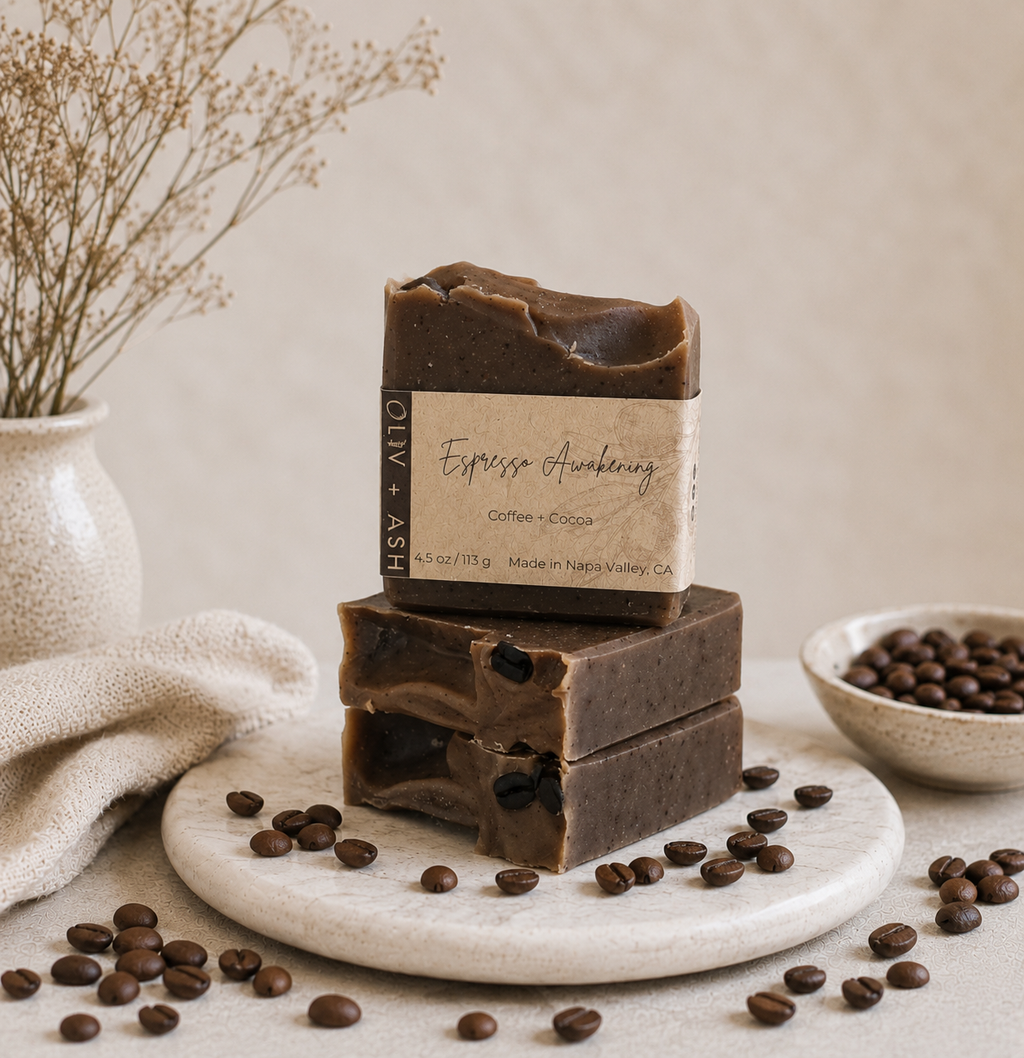 Oliv and Ash  Vanilla Coffee Soap