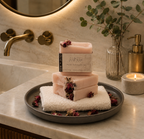 Rose Soap Bar by Oliv + Ash for sensitive skin