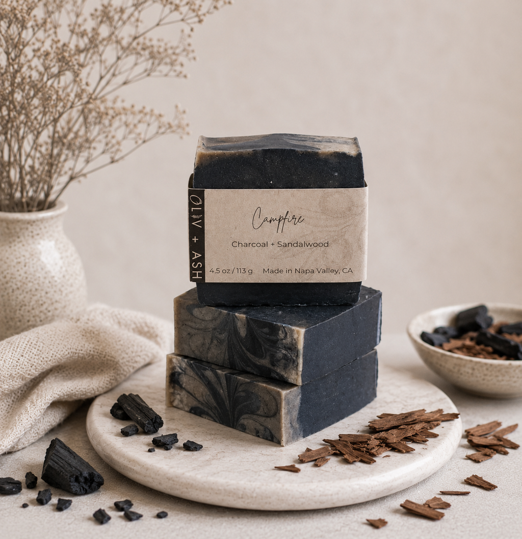 Antibacterial Soap Sandalwood Soap by Oliv and Ash for Men