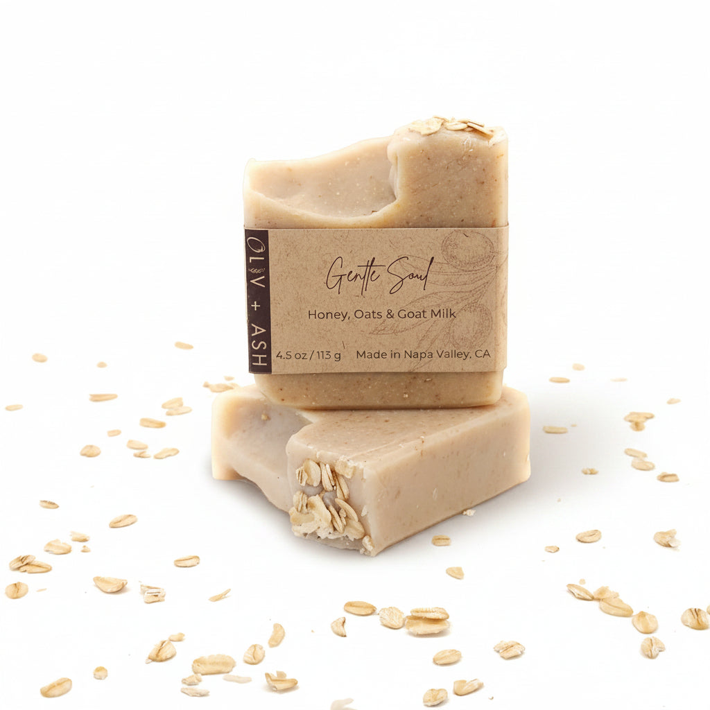 Unscented Sensitive Skin Soap by Oliv + Ash Handmade Soap