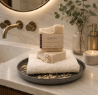 Unscented natural soap fragrance by free Oliv + Ash for Sensitive Skin